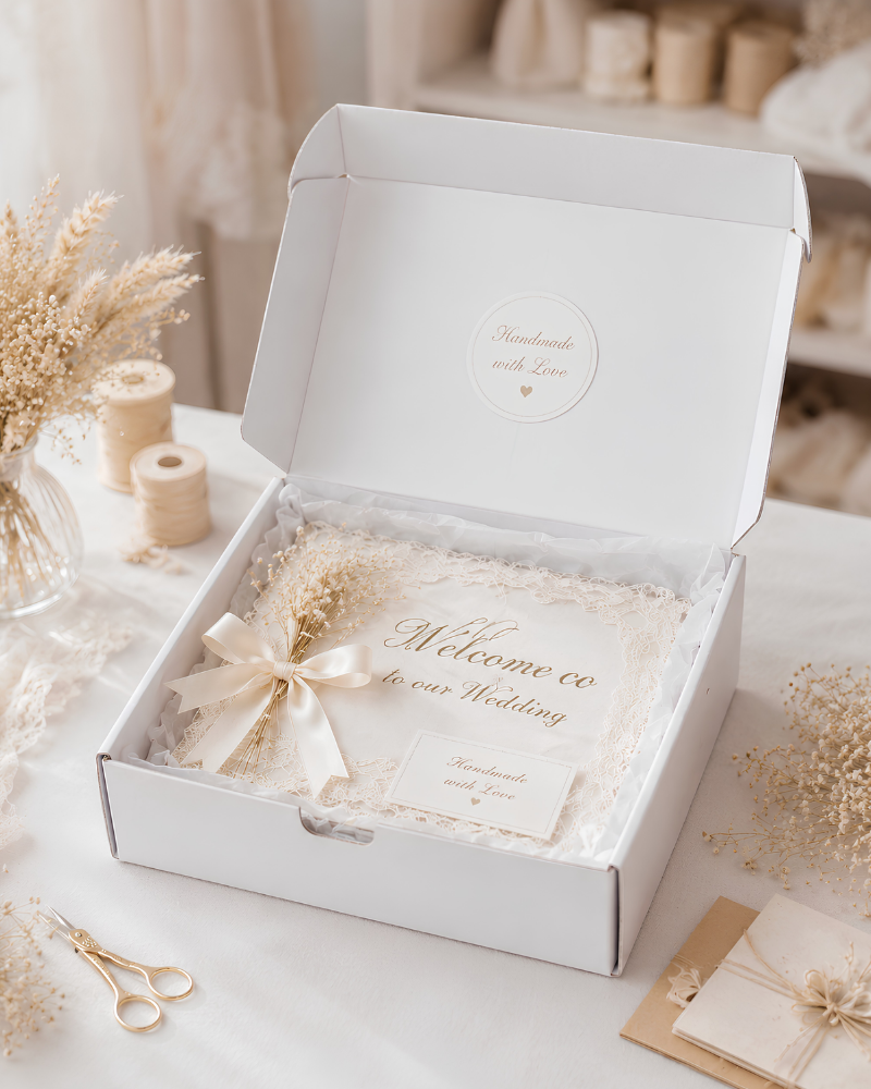 Custom wedding welcome sign