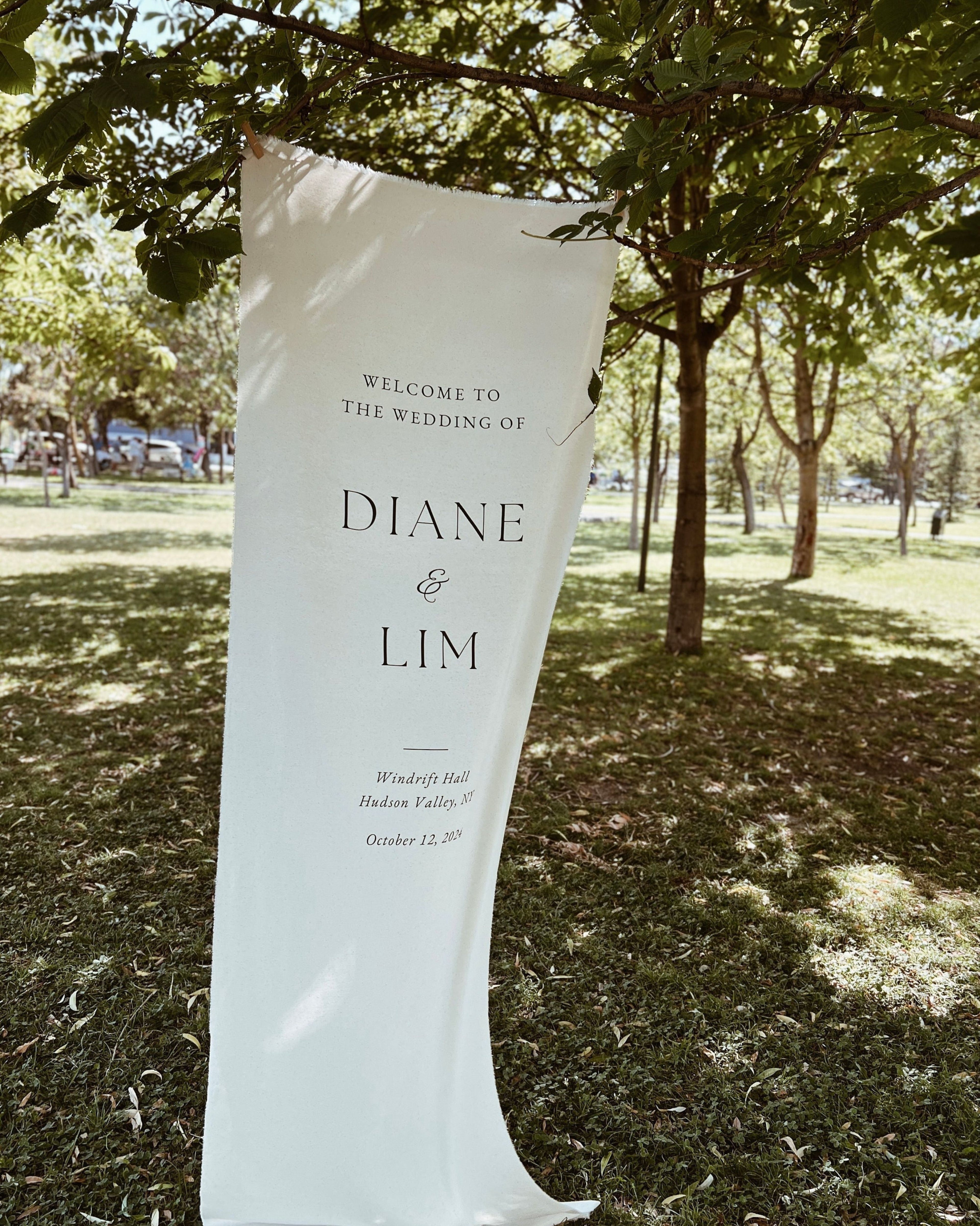 Fabric Wedding Sign, Fabric Welcome Sign, Custom Fabric Wedding Sign, Modern Wedding Welcome Sign, Wedding Welcome Sign