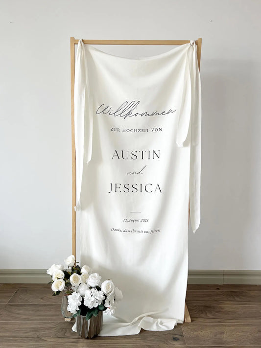 Personalised Wedding Welcome Sign