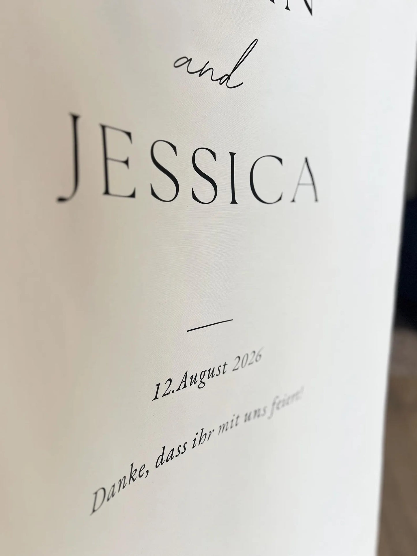 Personalised Wedding Welcome Sign