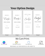 Bridal Shower Welcome Banner, Personalized Fabric Sign with Lace Trim, Elegant Wedding Shower Decoration