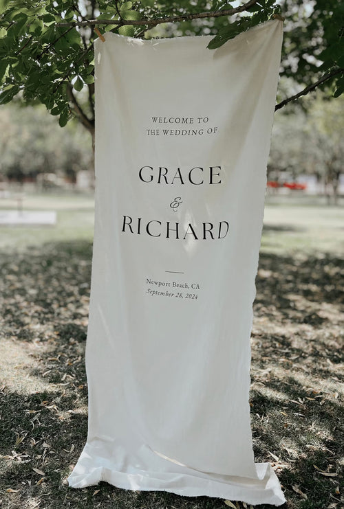 Personalised Wedding Welcome Sign