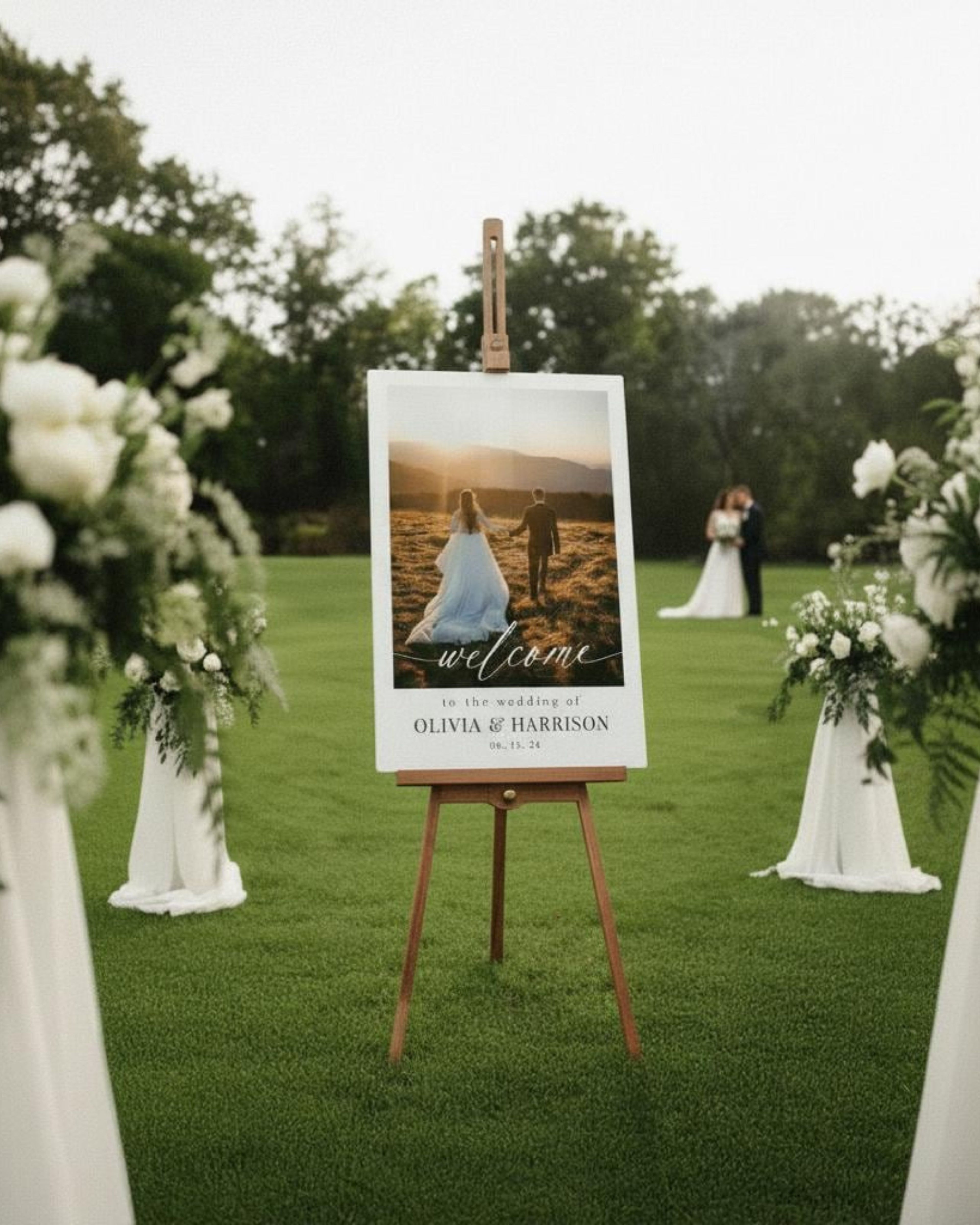 Personalized The Night Before Wedding Welcome Sign, Rehearsal Dinner Decor