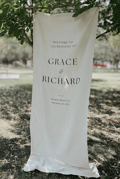 Personalised Wedding Welcome Sign
