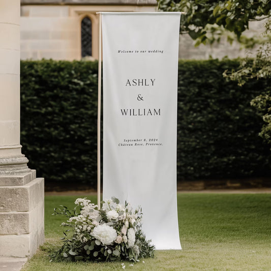 Custom wedding welcome sign