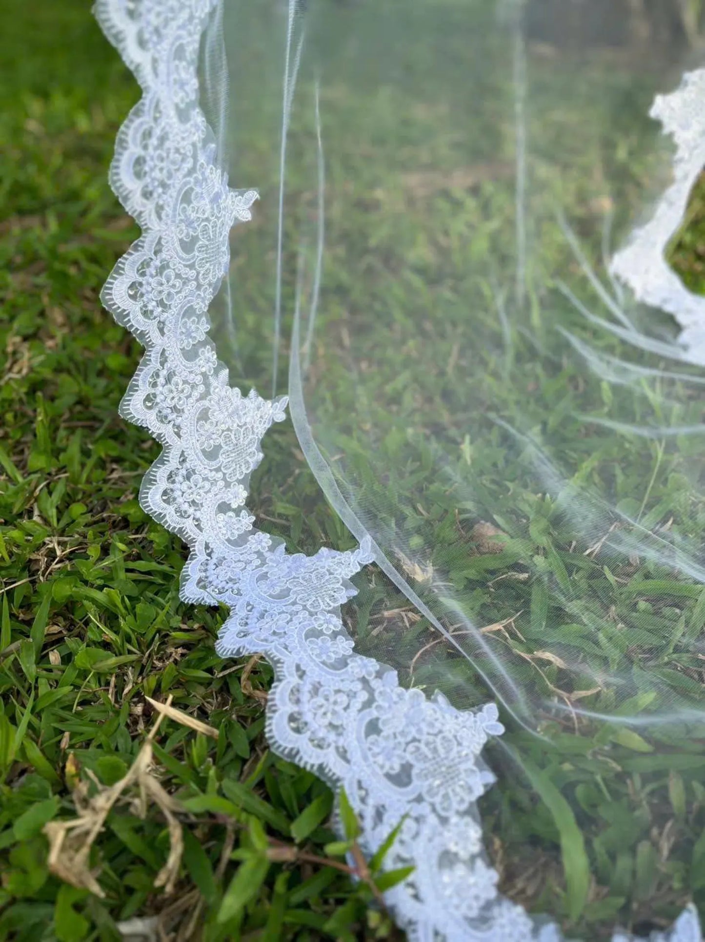 Romantic Voile Wedding Sign