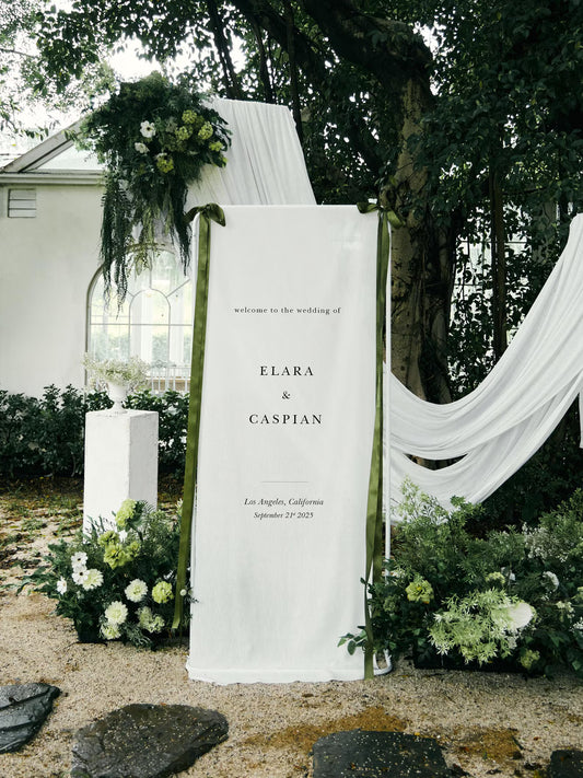 Wedding Welcome Sign