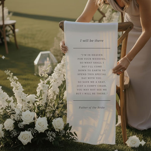 Memorial Wedding Chair Sign