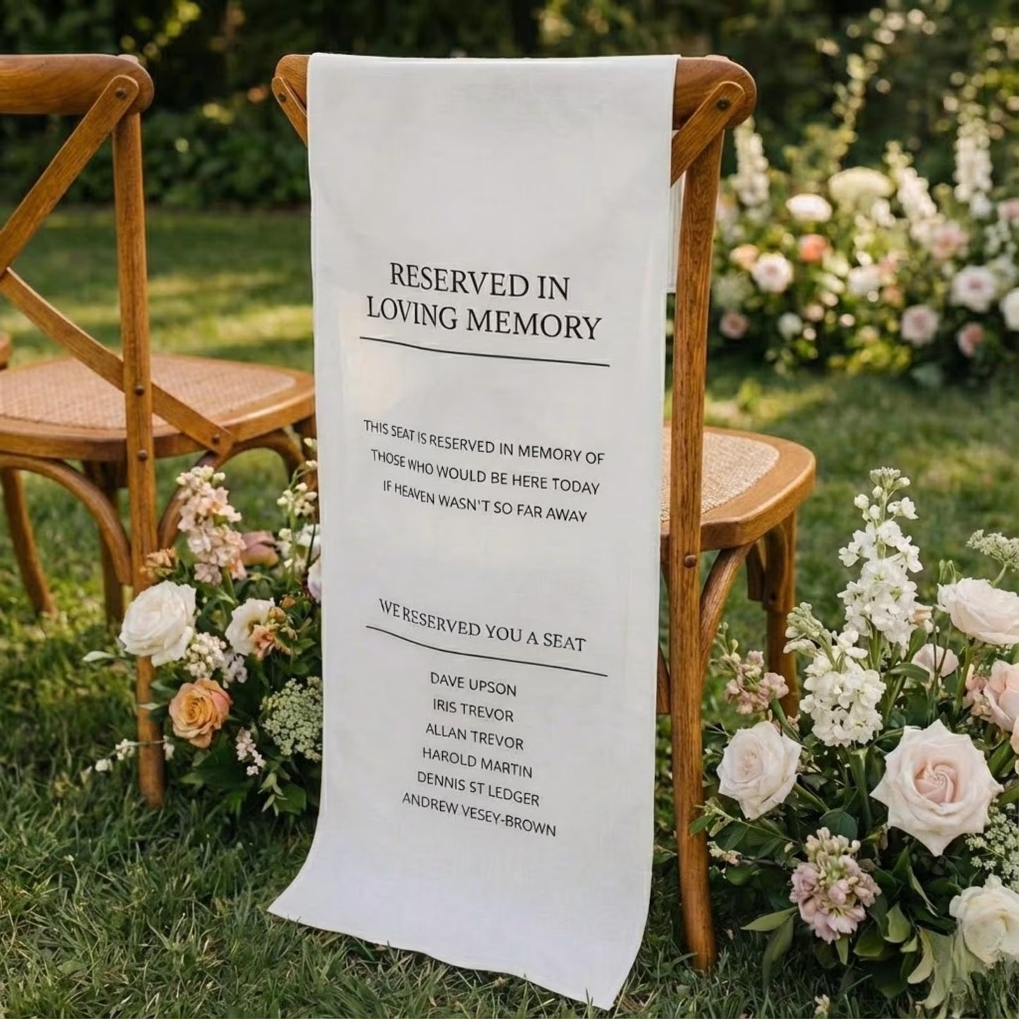 Loving Memory Wedding Sign