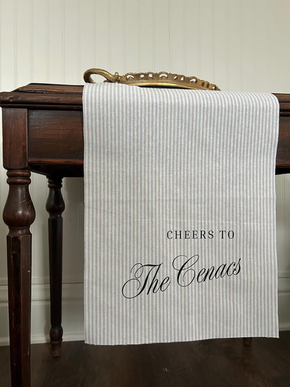 Fabric Wedding Signs: Welcome & Cocktails