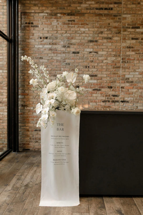 Wedding Bar Menu