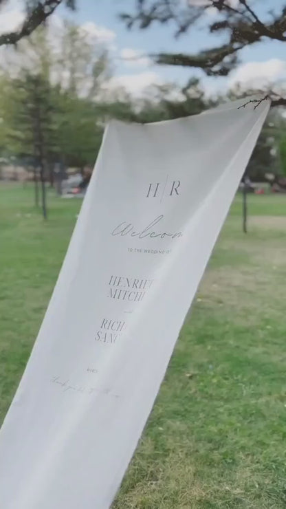 Welcome Sign for Wedding