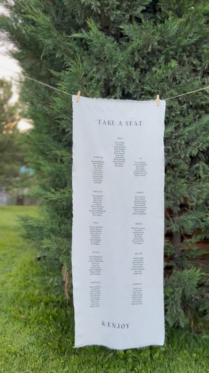 Wedding Bar Menu